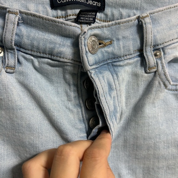 Calvin Klein Ripped Skinny  Jeans - Picture 2 of 4